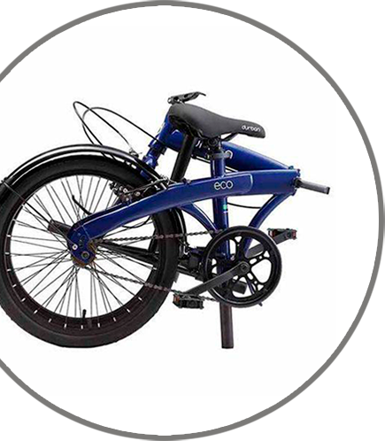 Pode ser dobrada em apenas 15 segundos Bicicleta Dobrável ECO Durban fechamento 15 segundos